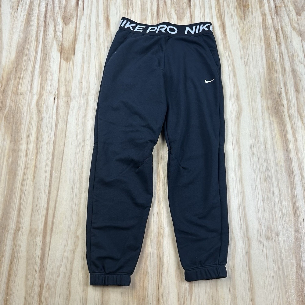Nike Pro Womens M Black Pull On Jogger Pants HV0289-011 Athletic Training